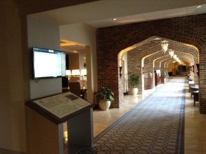And super-long hallways leading to the ballrooms!